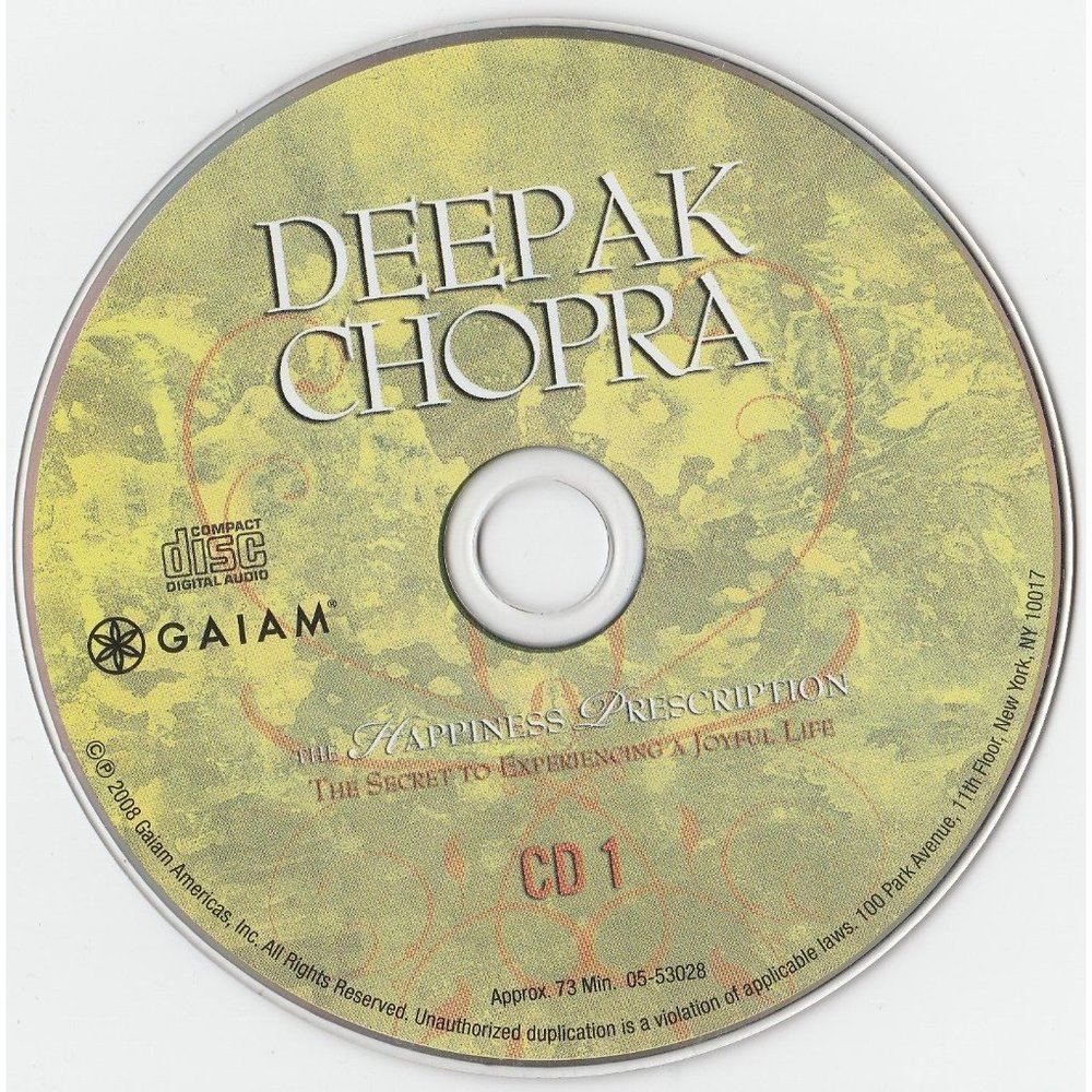 Deepak Chopra The Happiness Presription CD 1 The Secret to Joyful Life